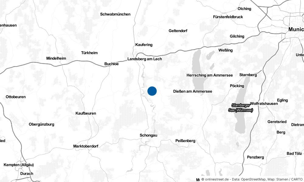 Karte: Wo liegt Vilgertshofen?