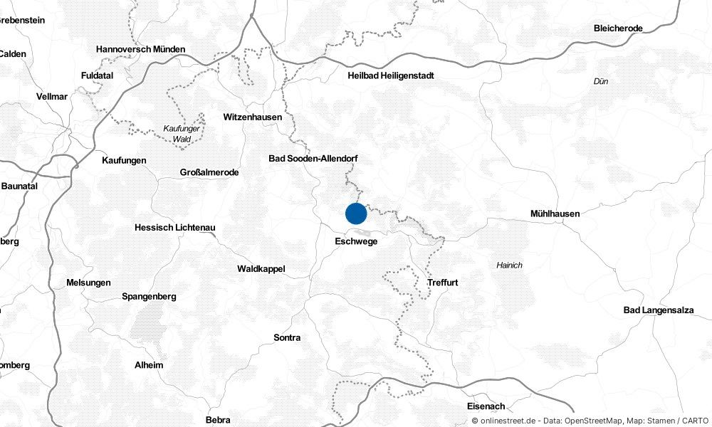Karte: Wo liegt Meinhard?