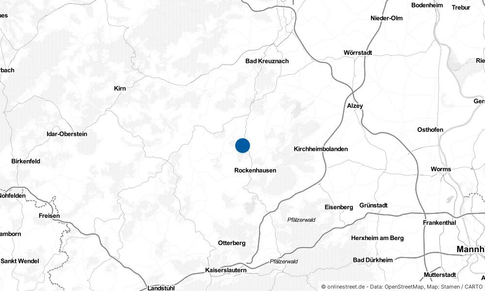 Karte: Wo liegt Bayerfeld-Steckweiler?
