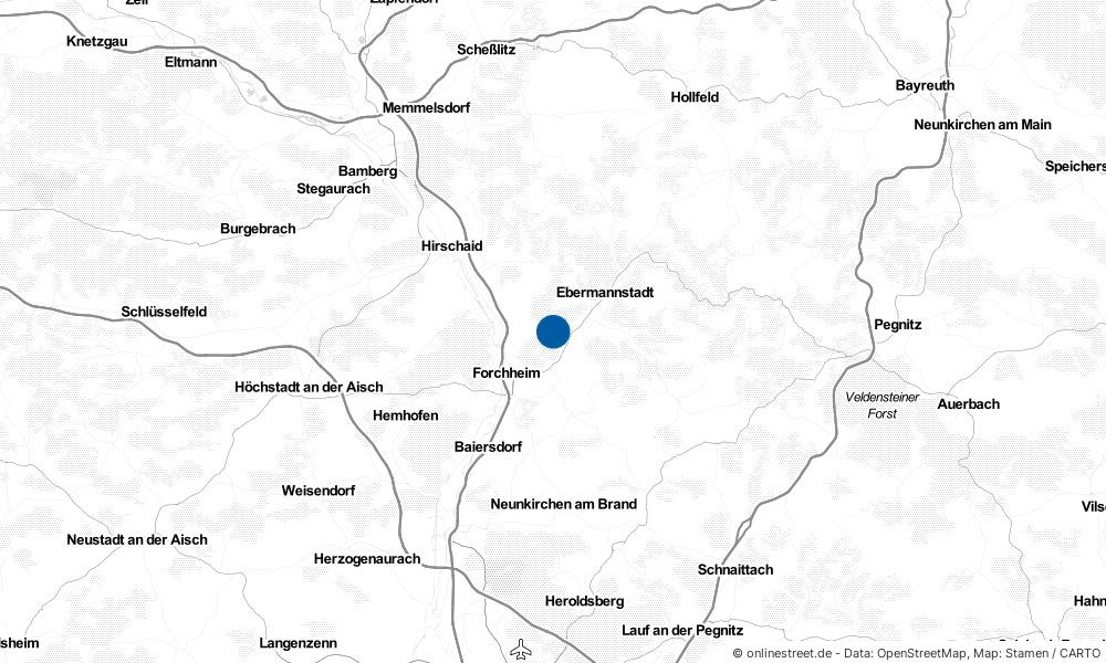 Karte: Wo liegt Weilersbach?
