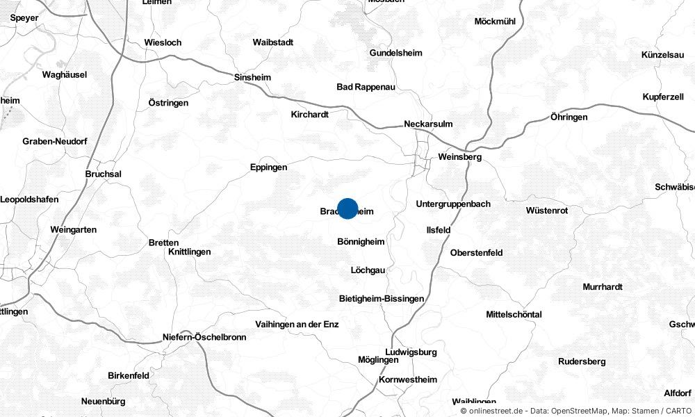 Karte: Wo liegt Brackenheim?