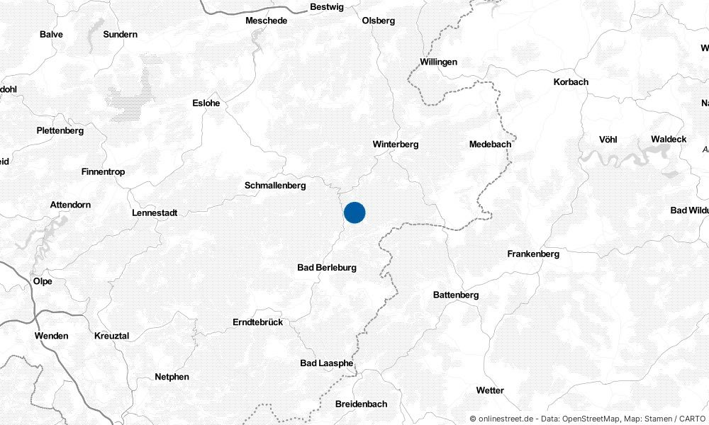 Karte: Wo liegt Girkhausen?