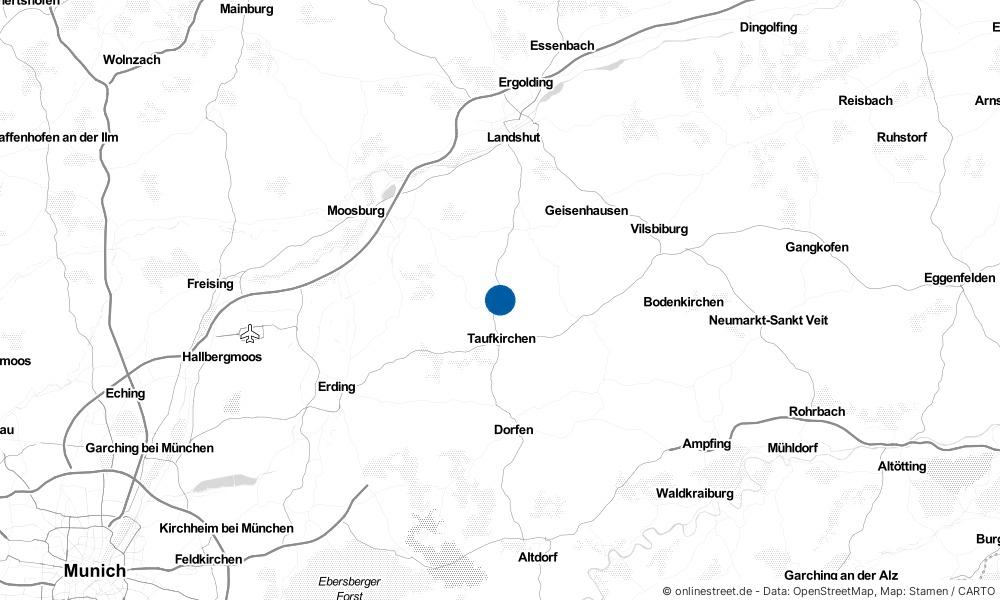 Karte: Wo liegt Hohenpolding?