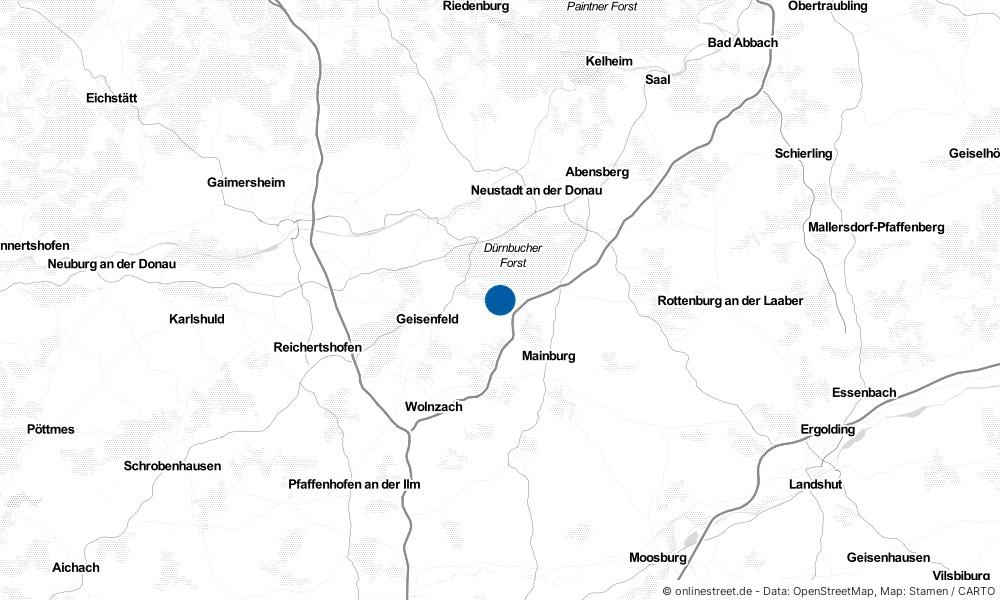 Karte: Wo liegt Aiglsbach?