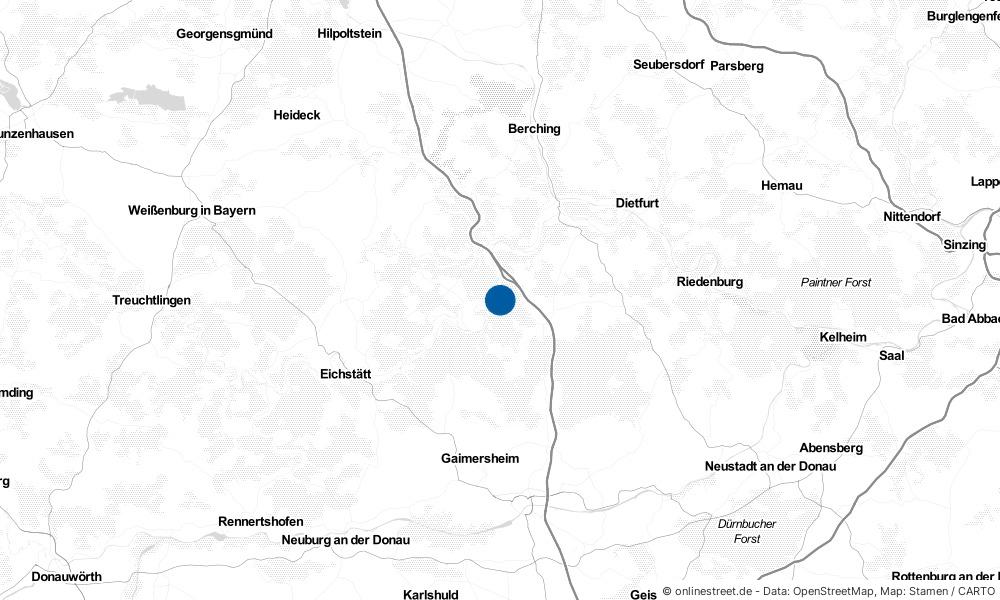 Karte: Wo liegt Kipfenberg?