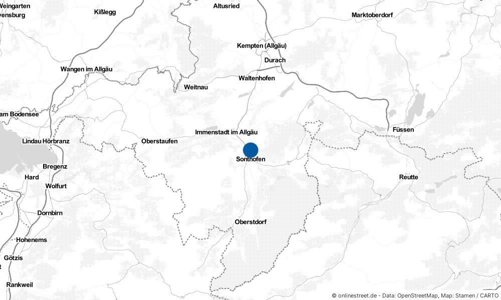 Karte: Wo liegt Burgberg im Allgäu?