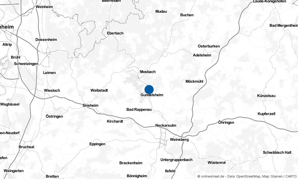 Karte: Wo liegt Haßmersheim?