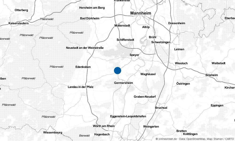 Karte: Wo liegt Schwegenheim?