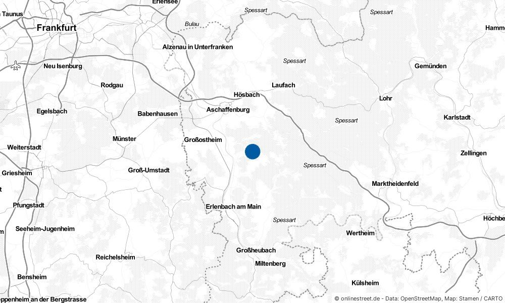 Karte: Wo liegt Leidersbach?