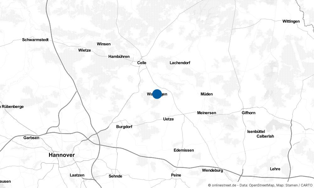 Karte: Wo liegt Wathlingen?