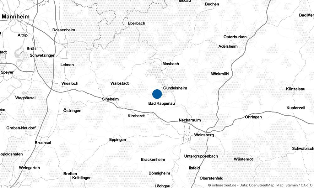 Karte: Wo liegt Siegelsbach?