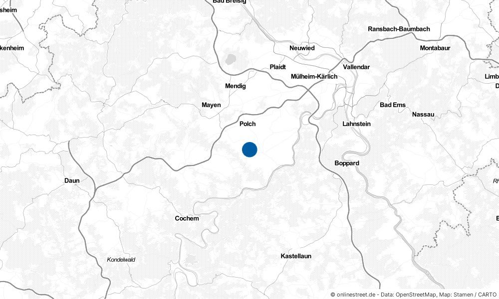 Karte: Wo liegt Naunheim?
