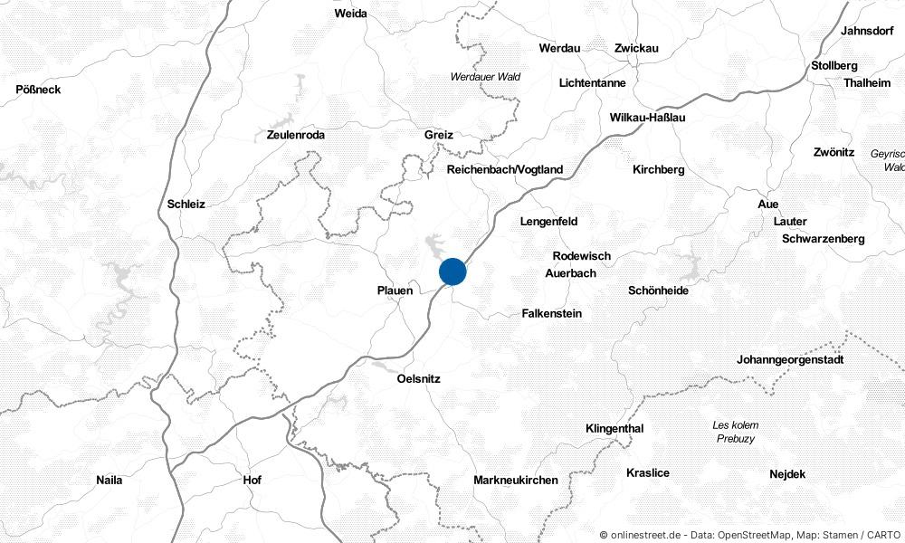 Karte: Wo liegt Neuensalz?