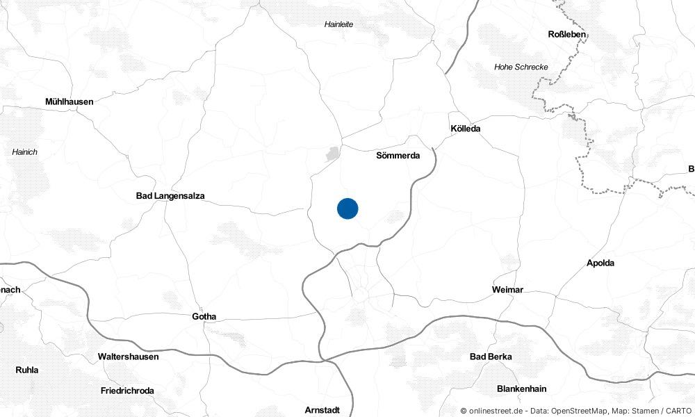 Karte: Wo liegt Riethnordhausen?