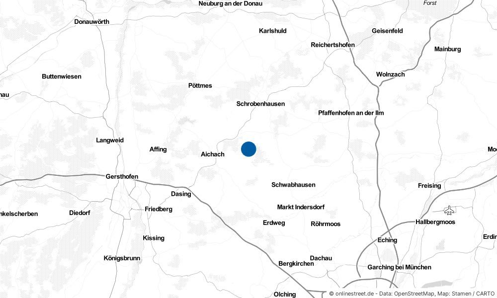 Karte: Wo liegt Schiltberg?