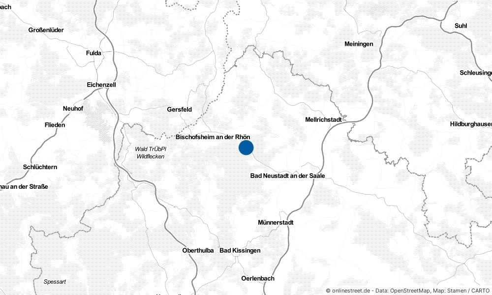 Karte: Wo liegt Schönau an der Brend?
