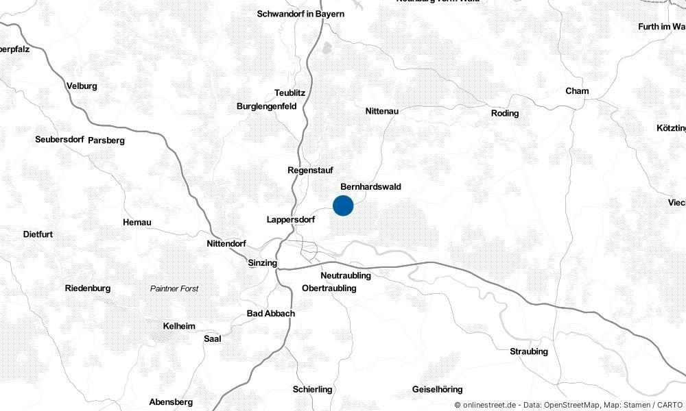 Karte: Wo liegt Wenzenbach?