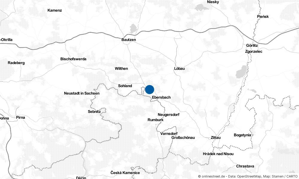 Karte: Wo liegt Neusalza-Spremberg?