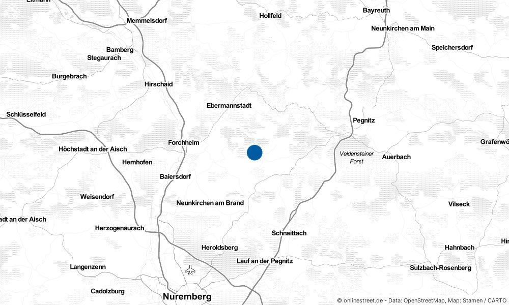Karte: Wo liegt Egloffstein?