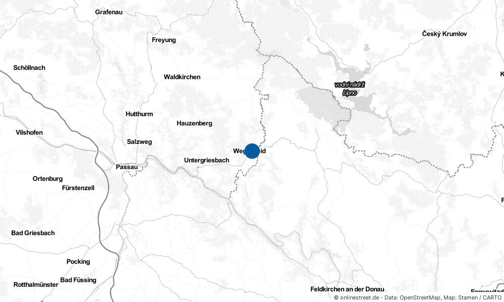 Wo liegt Wegscheid? Karte, Lageplan & Services für Wegscheid (Bayern