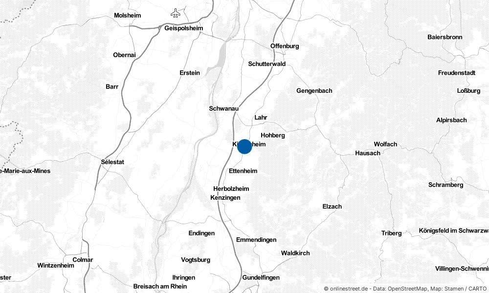 Karte: Wo liegt Kippenheim?