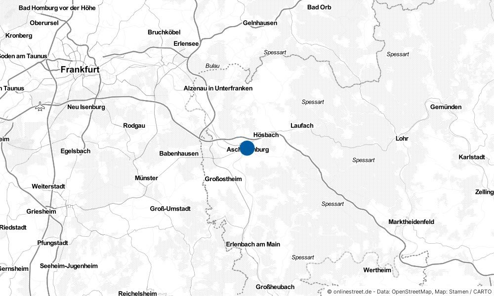 Aschaffenburg in Bayern