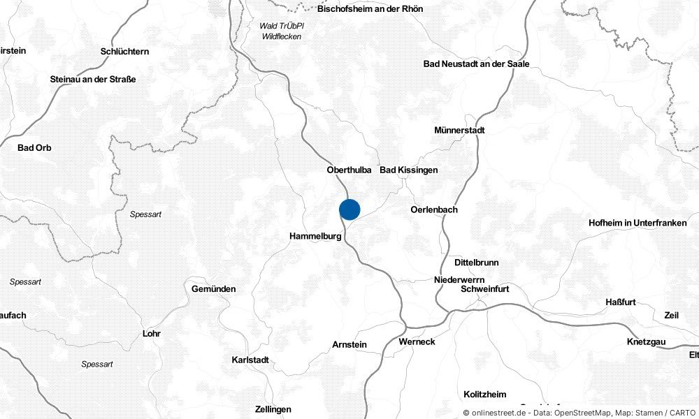 Karte: Wo liegt Elfershausen?