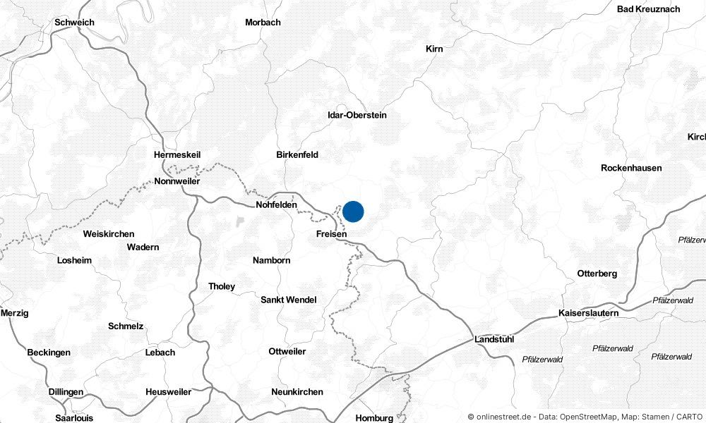 Becherbach bei Kirn in Rheinland-Pfalz