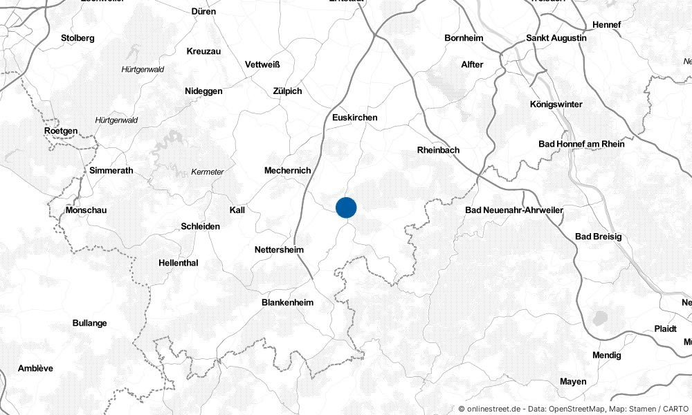 Karte: Wo liegt Bad Münstereifel?