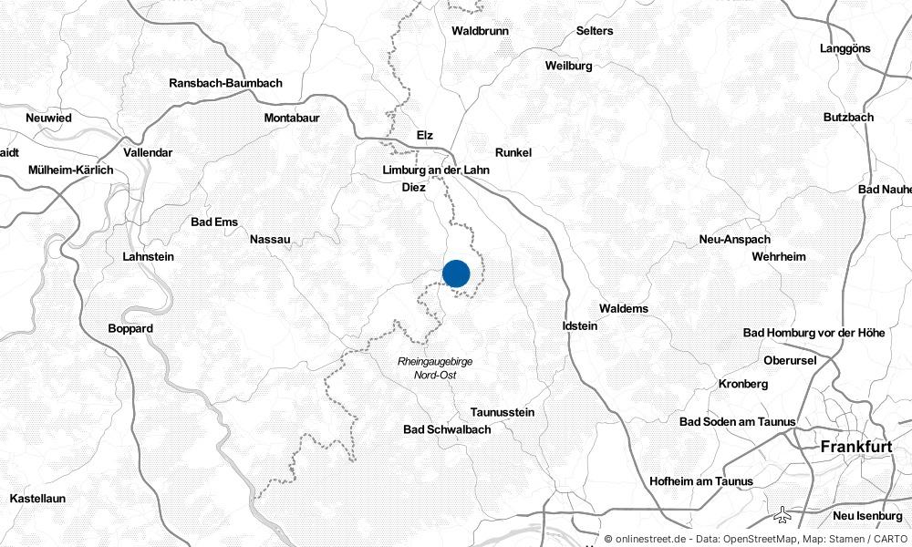 Karte: Wo liegt Burgschwalbach?