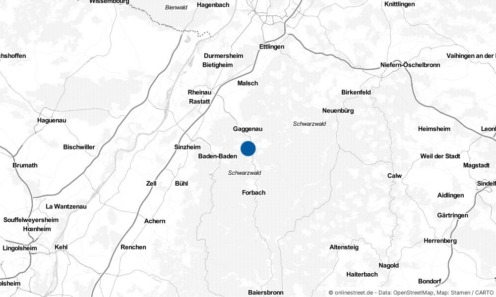Gernsbach in Baden-Württemberg