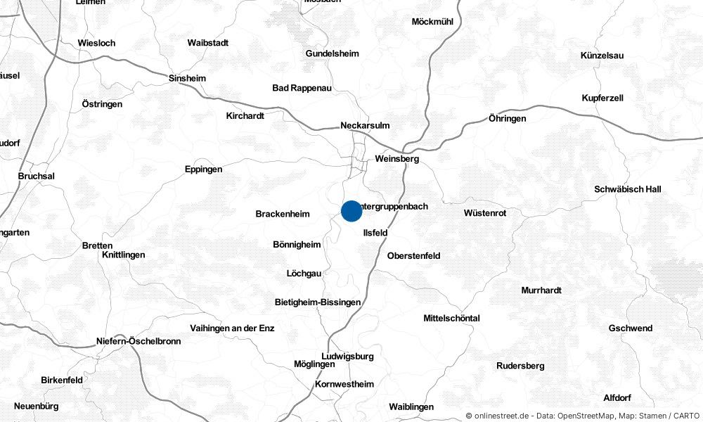 Karte: Wo liegt Talheim?