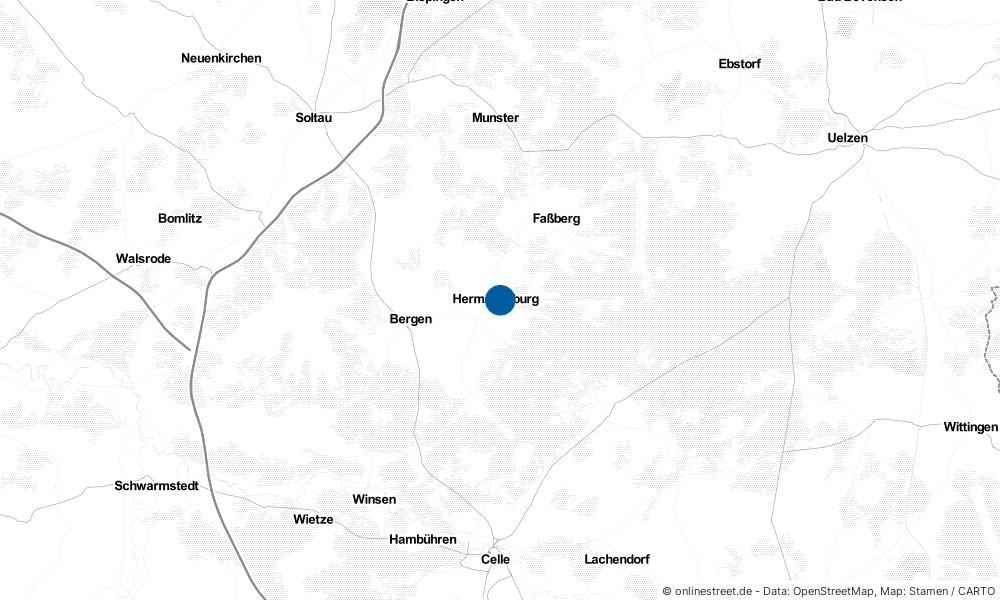 Karte: Wo liegt Hermannsburg?
