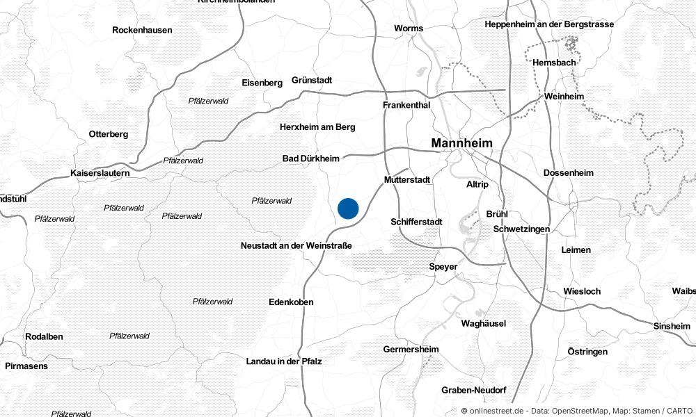 Karte: Wo liegt Meckenheim?
