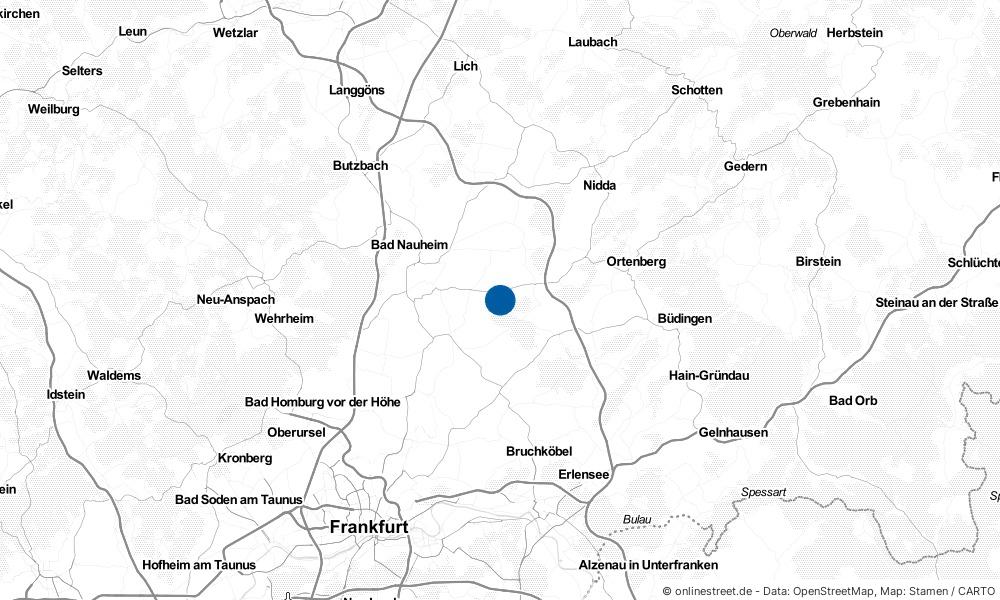 Karte: Wo liegt Florstadt?