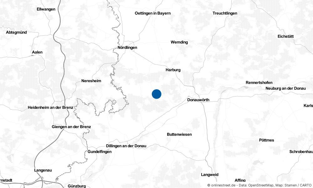 Karte: Wo liegt Bissingen?