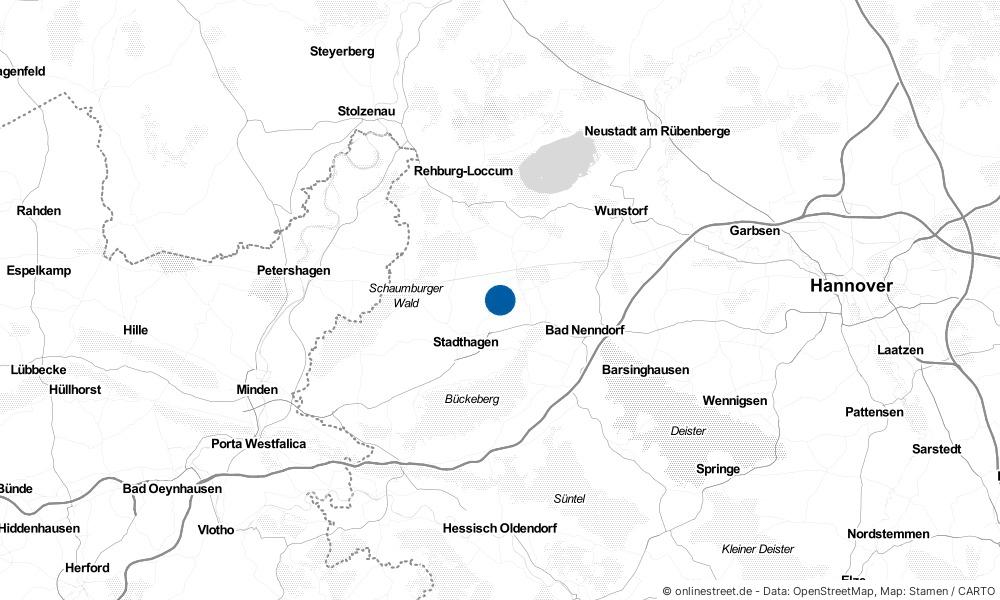 Karte: Wo liegt Lüdersfeld?
