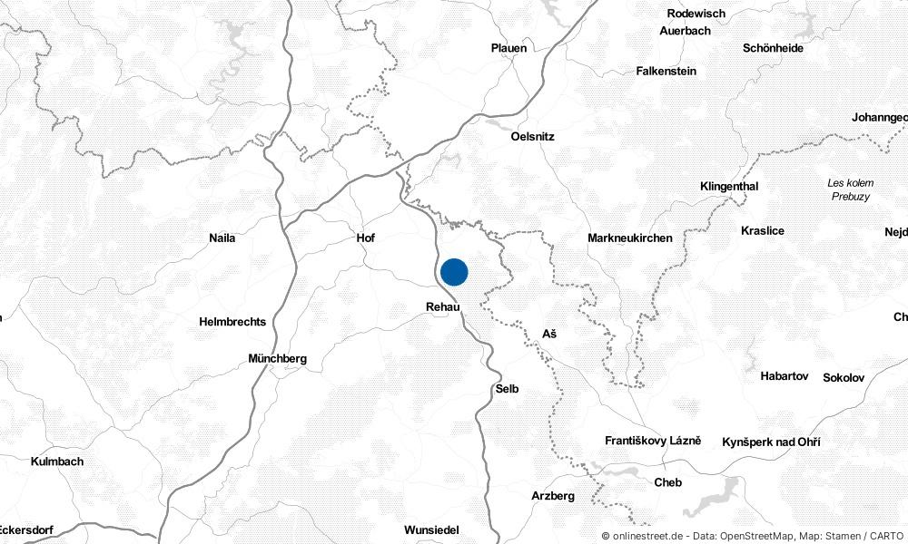 Karte: Wo liegt Regnitzlosau?