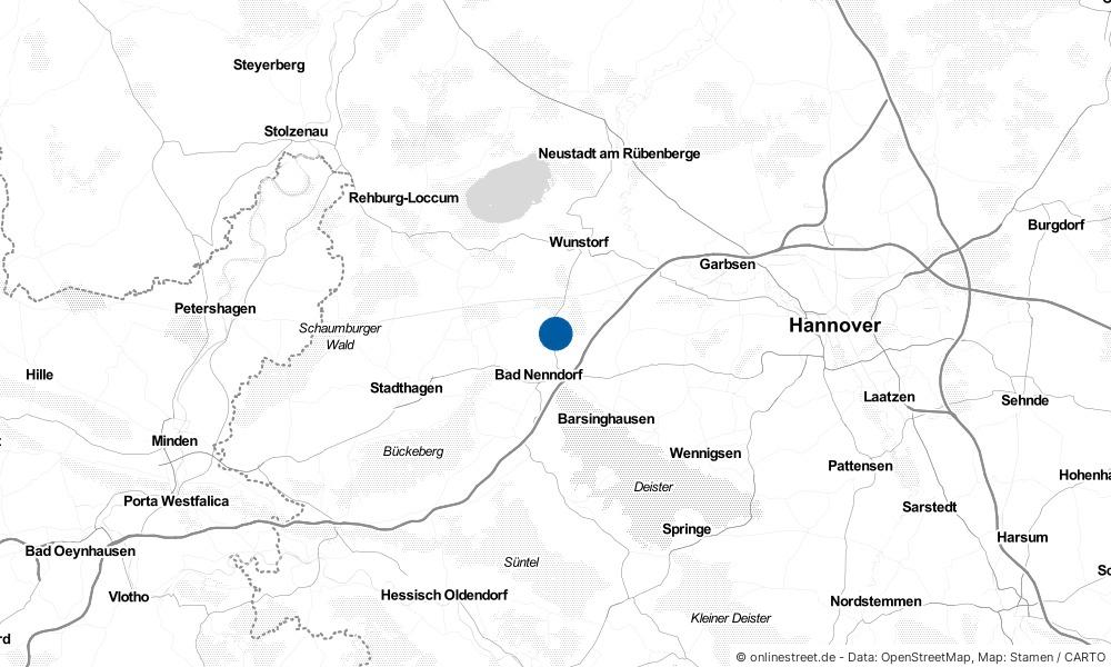 Karte: Wo liegt Helsinghausen?