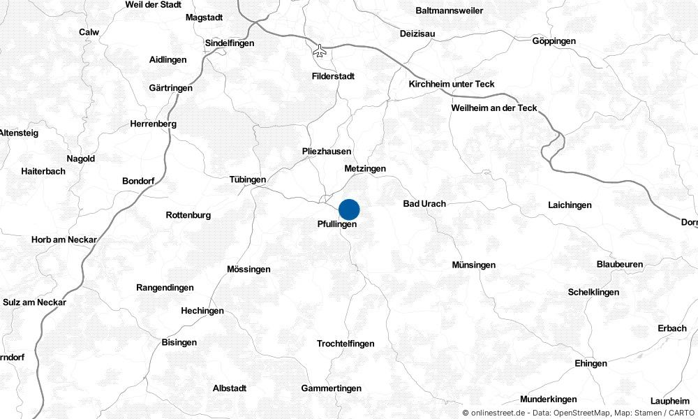 Eningen unter Achalm in Baden-Württemberg