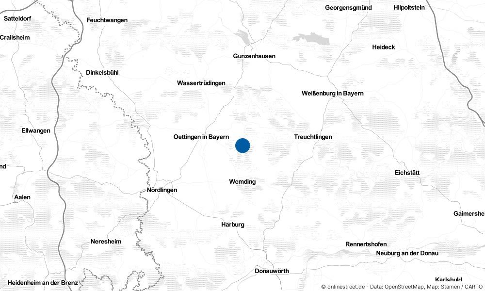 Karte: Wo liegt Polsingen?