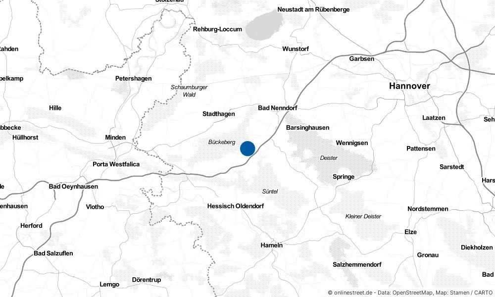 Karte: Wo liegt Lindhorst?