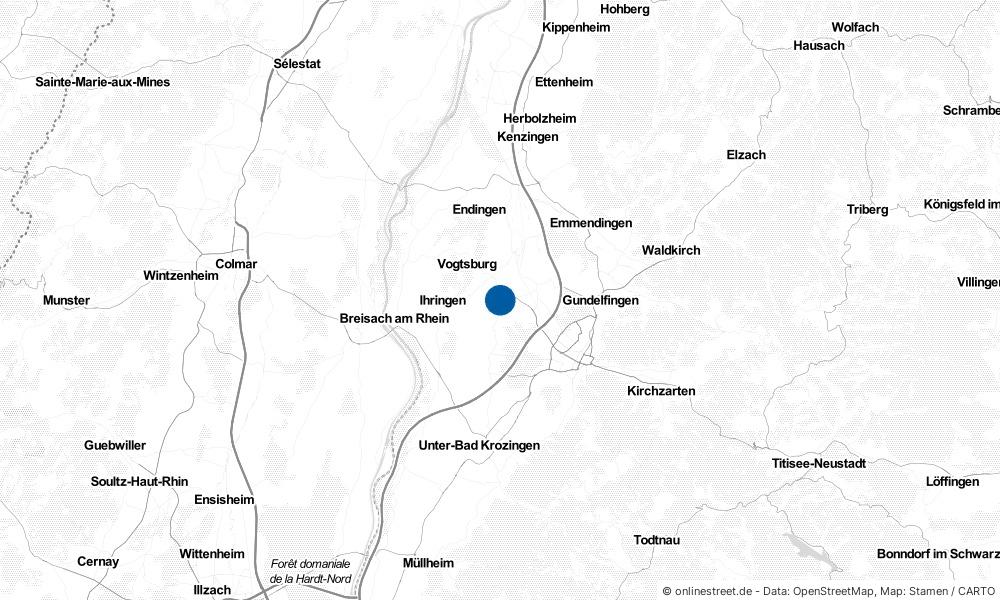 Karte: Wo liegt Gottenheim?
