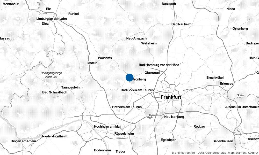 Karte: Wo liegt Königstein im Taunus?