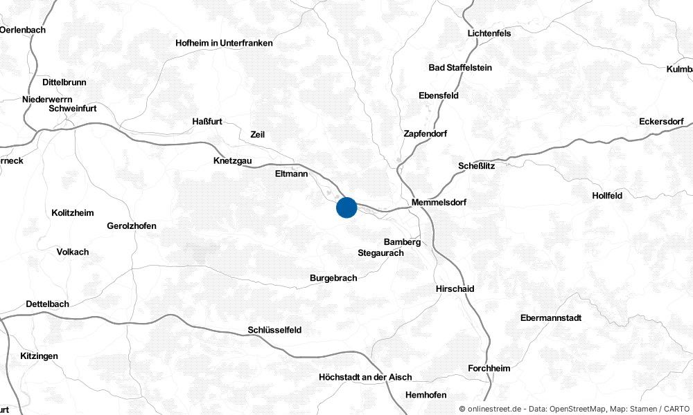 Karte: Wo liegt Viereth-Trunstadt?