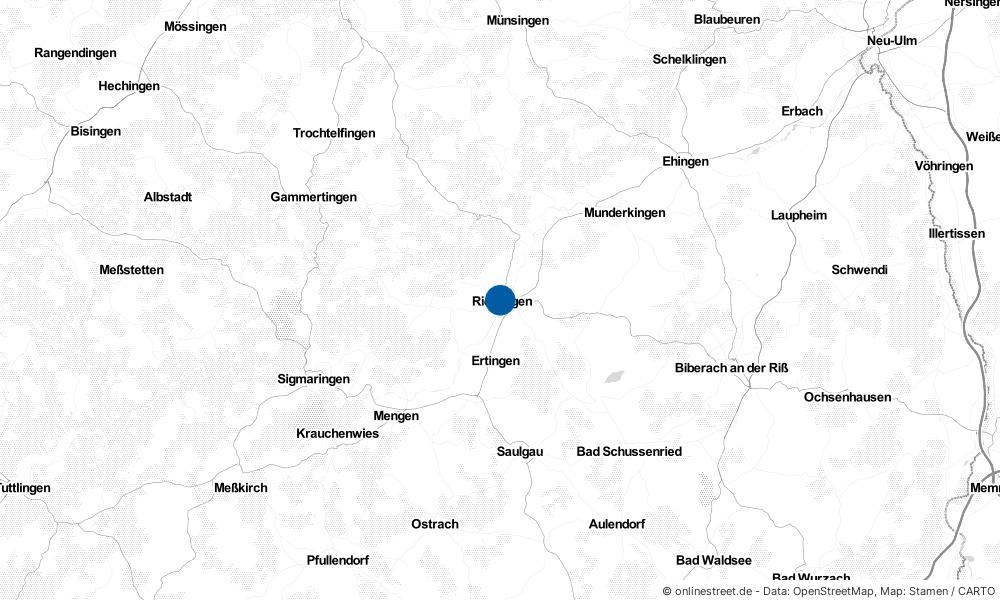 Karte: Wo liegt Riedlingen?