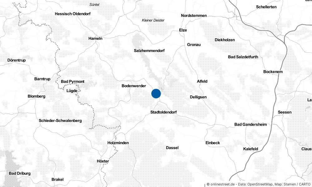 Karte: Wo liegt Lüerdissen?