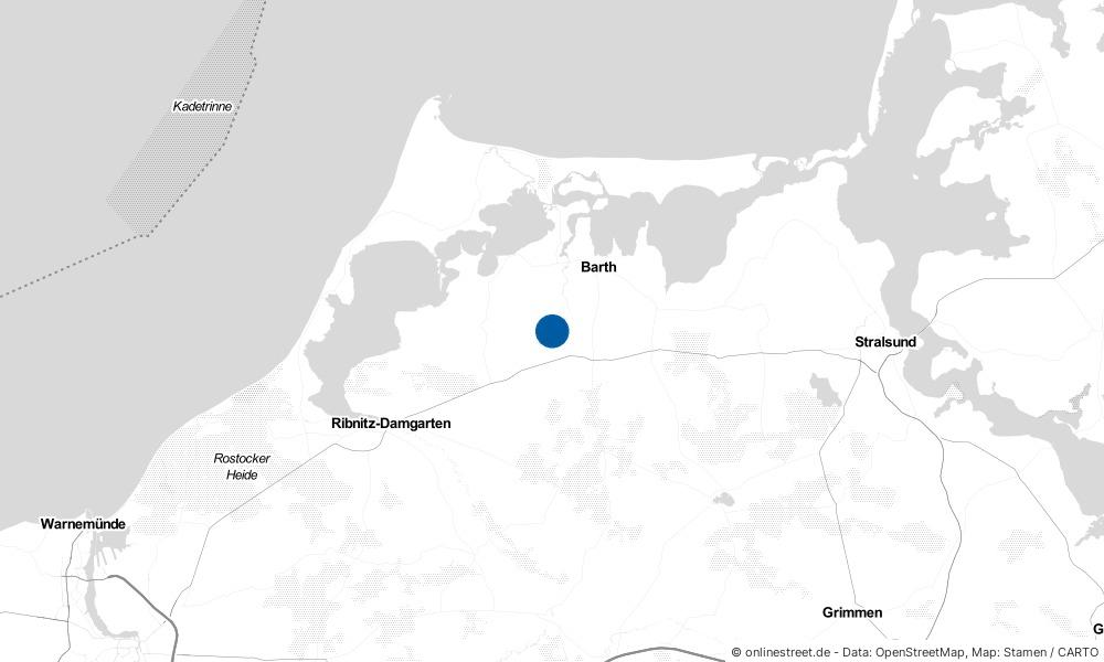 Karte: Wo liegt Divitz-Spoldershagen?