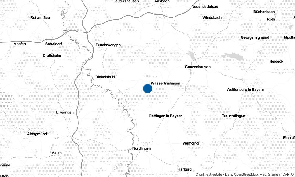 Karte: Wo liegt Gerolfingen?