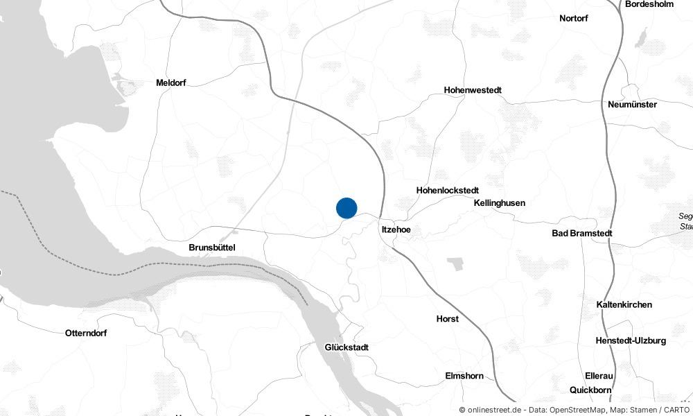 Karte: Wo liegt Krummendiek?